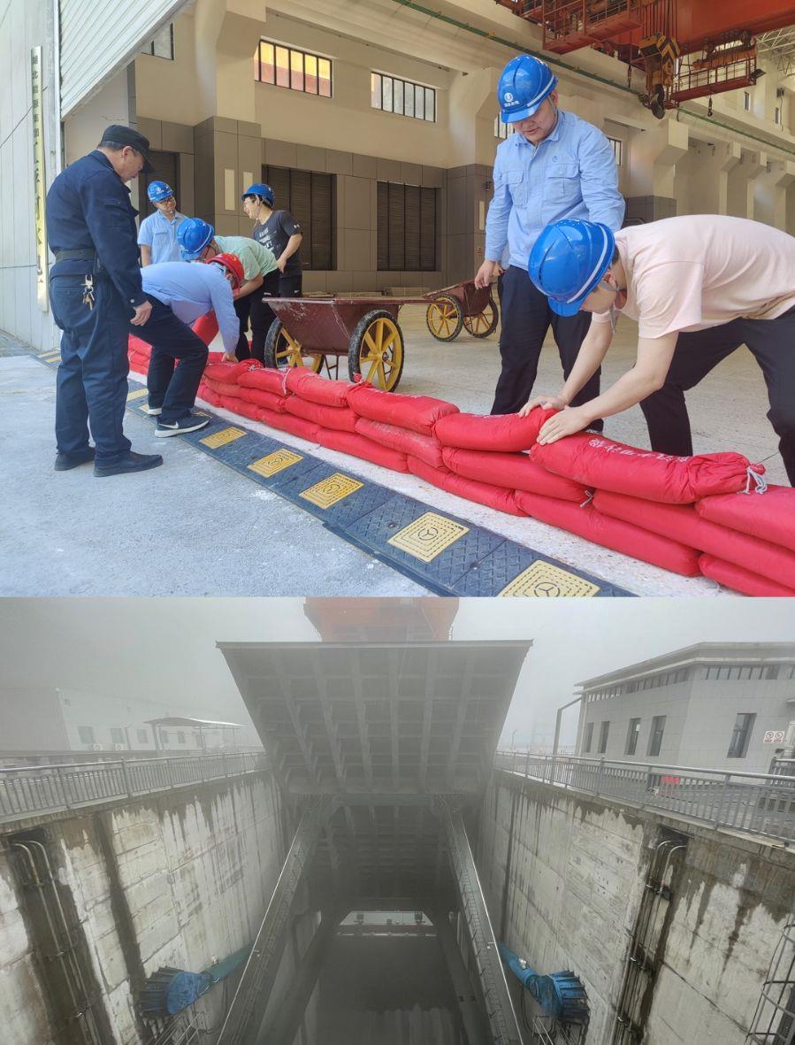 防汛應急演練現(xiàn)場（攝影：彭輝、徐昌昌）